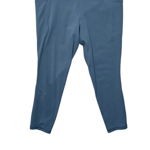 Athleta Leggings Women's Size Large Light Blue Pocket Yoga Active Comfort Tights - Picture 4 of 7